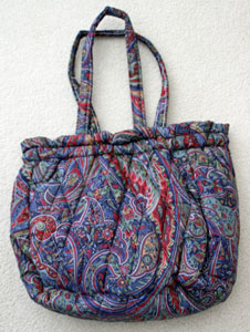 Exterior Ellen Originals Bag - Blue & Red Paisley