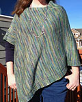 Easy Folded Poncho by Churchmouse Yarns and Teas