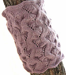 knitted cowl; Malabrigo Silky Merino Yarn, color 425 madre perla
