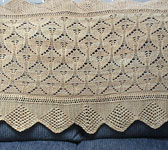 handknit shawl, wrap Malabrigo Silky Merino Yarn color 431 tatami