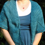Damson shawl/wrap knitting pattern by Ysolda Teague