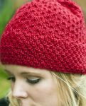 Malabrigo Worsted Merino Yarn, color ravelry red #611,  hat