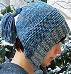 Pattern Capucine hat with tassel