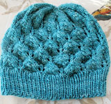 Barnwood Hat by Alicia Plummer in bobby blue