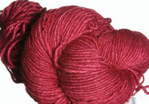 Malabrigo Silky Merino Yarn, color 611 ravelry red
