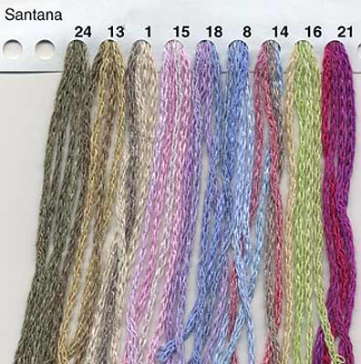 Reynolds Santana yarn color card
