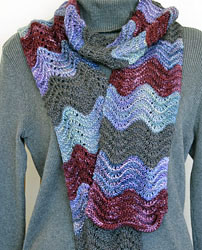 Malabrigo Silky Merino Wavy Scarf