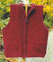 Oat Couture knitting pattern Oregon Vest