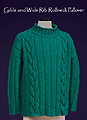 Vermont Fiber Designs knitting pattern  - Cable & Rib Turtleneck