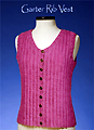 Vermont Fiber Designs knitting pattern - Garter Rib Vest
