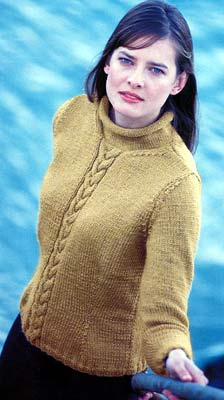 Jo Sharp Silkroad Aran knitting kit, Rebecca Sweater kit