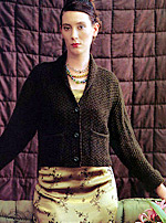 Jo Sharp Knitting Pattern Book Eight - Eclectic. Box Stitch Jacket.  Jo Sharp DK Wool Knitting Yarn.