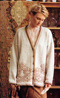 Jo Sharp Knitting Pattern Book Eight - Eclectic. Fairisle Cardigan. Jo Sharp DK Wool Knitting Yarn.