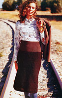 Jo Sharp Contemporary Knitting Book - Mohair Skirt