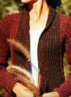 Jo Sharp Contemporary Knitting Book - Ribbed Wrap Jacket