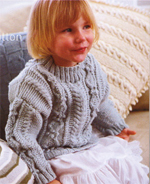 Children's Cabled Sweater

Pattern Book - Contemporary Knitting Two

Jo Sharp Classic DK Wool yarn