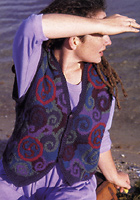 Jo Sharp - Hanover Bay knitting pattern Whirly Waistcoat