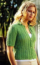 Jo Sharp Knit Issue 5, Jo Sharp Soho Summer Cotton DK Lacey Cabled Cardigan