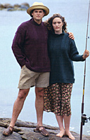 Jo Sharp - Knitted Sweater Style pattern book, Fisherman's Gansey pattern