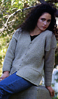 Jo Sharp - Knitted Sweater Style pattern book, Rustic Texture pattern