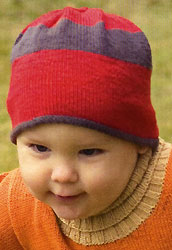 Beanie kid's knitting pattern