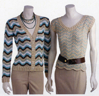 Adrienne Vittadini Alexa wave knitting pattern