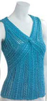 Adrienne Vittadini Allegra Twist Front Top knitting pattern