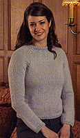 Adrienne Vittadini Fall 2007 vol 30  Bianca Raglan knitting pattern