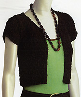 Adrienne Vittadini Camille Cropped Cardigan knitting pattern