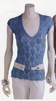 Adrienne Vittadini Celia Celia lace shell Knitting pattern