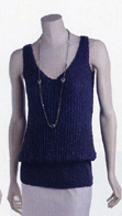 Adrienne Vittadini Felicia sleevless tunic knitting pattern