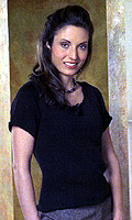 Adrienne Vittadini Fall 2007 vol 30  Lucia Tie Front Tee knitting pattern