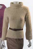 Adrienne Vittadini Fall Collection 2006 vol 28 Mia Pullover knitting pattern