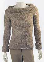 Adrienne Vittadini Fall Collection 2006 vol 28 Mia Pullover knitting pattern