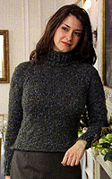 Adrienne Vittadini Fall 2007 vol 30  Nadia Turtleneck knitting pattern