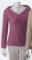 Adrienne Vittadini Natasha knitting yarn , Adrienne Vittadini Natasha Patchwork Cable Pullover knitting pattern , wool & alpaca yarn