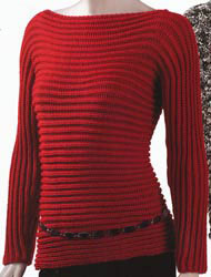 Trina Sleeve to Sleeve Rib Pullover Kit