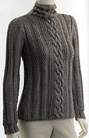 Adrienne Vittadini Fall Collection 2005 vol 26 Trina Center Cable Turtleneck