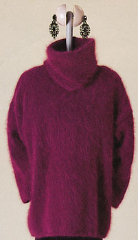 Angelina Cowl Neck Tunic knitting pattern; Vittadini Patterns Fall 1993 vol 1