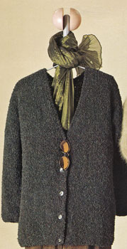 Gigi V-Neck Cardigan knitting pattern; Vittadini Patterns Fall 1993 vol 1