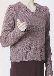 Adrienne Vittadini Fall Collection 1999 vol 13 - Mirella V-Neck Pullover