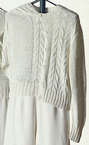 Vittadini Spring Collection 1995 vol 4 - Carina Cardigan with Cabled Front knitting pattern
