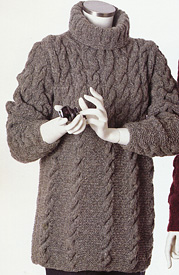 Aria Trapeze Pullover knitting pattern; Adrienne Vittadini Fall Collection 1997 vol 9