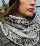 Malabrigo Worsted Merino Yarn, color polar morn #9, cowl neck scarf