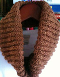 Morningside neck warmer ribbed brioche cowl free pattern