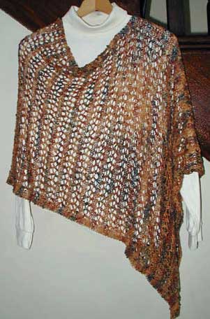 Light and Lacy Poncho Knitting Pattern