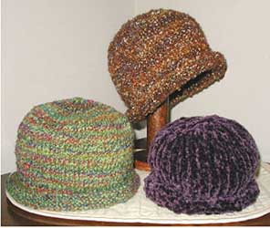 Lisa Knits Rolled Brim Hat  knitting pattern